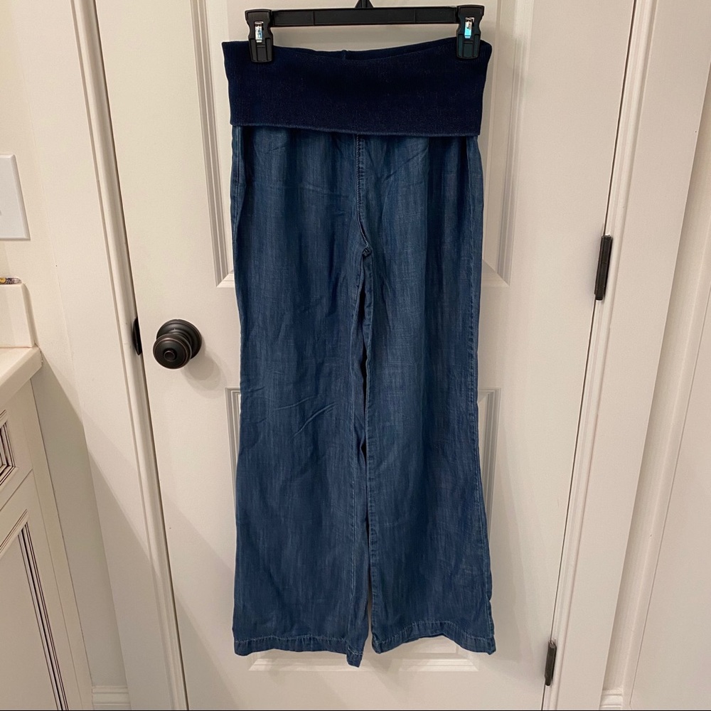 ANTHROPOLOGIE wide leg jeans